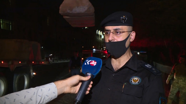 بەڕێوەبەری پۆلیسی هەولێر باس لە لابردنی بەربەستەکانی ناو سەنتەری شار دەکات