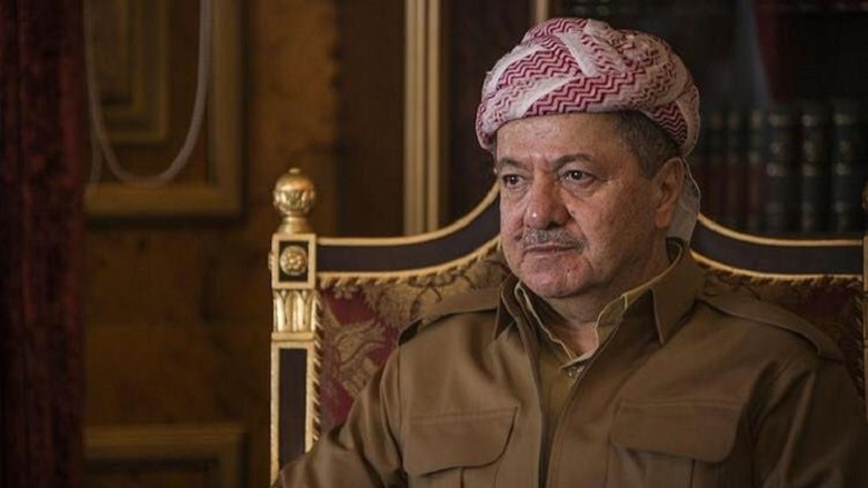 سه‌رۆک بارزانی سه‌ره‌خۆشی له‌ ساسان عه‌ونی ده‌کات