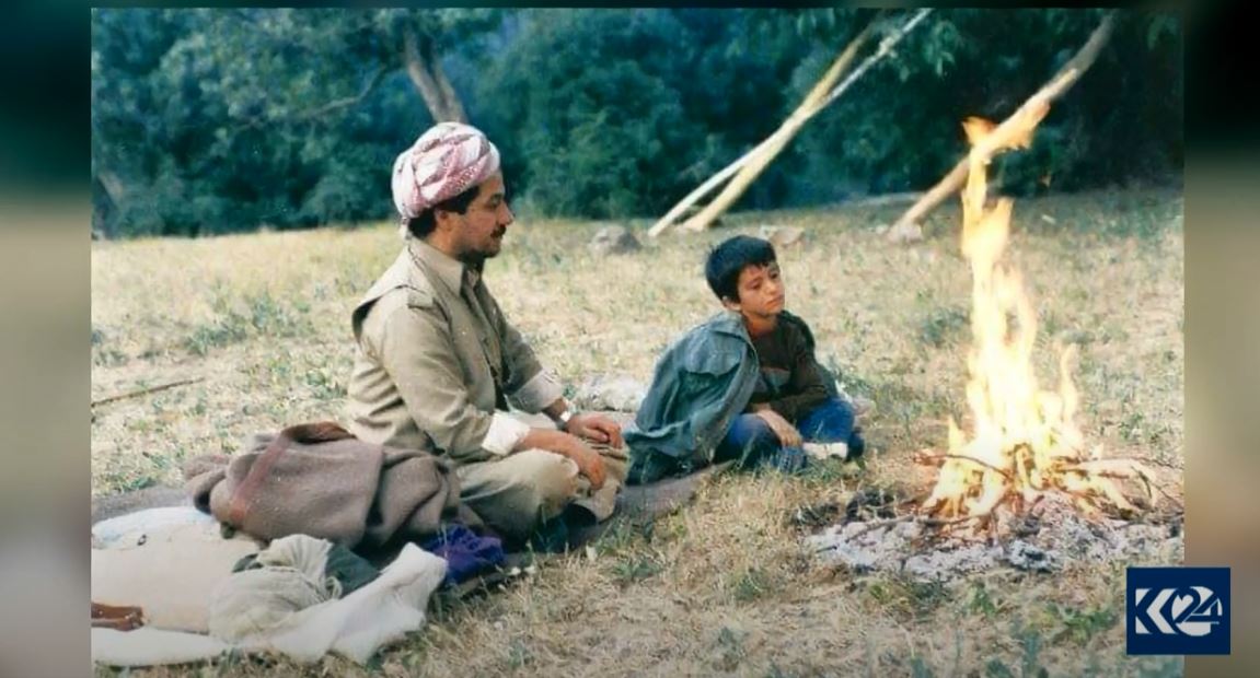 Çîroka wêneyeka serok Barzanî li gel zaroyekî berî 33 salan hatî kêşan