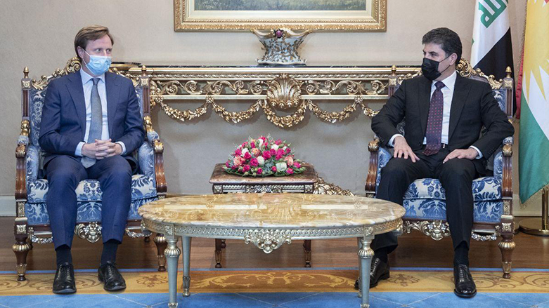 سه‌رۆكی هه‌رێمی كوردستان و باڵیۆزی به‌ریتانیا مه‌ترسییه‌كانی سه‌رهه‌ڵدانه‌وه‌ی داعشیان تاوتوێكرد