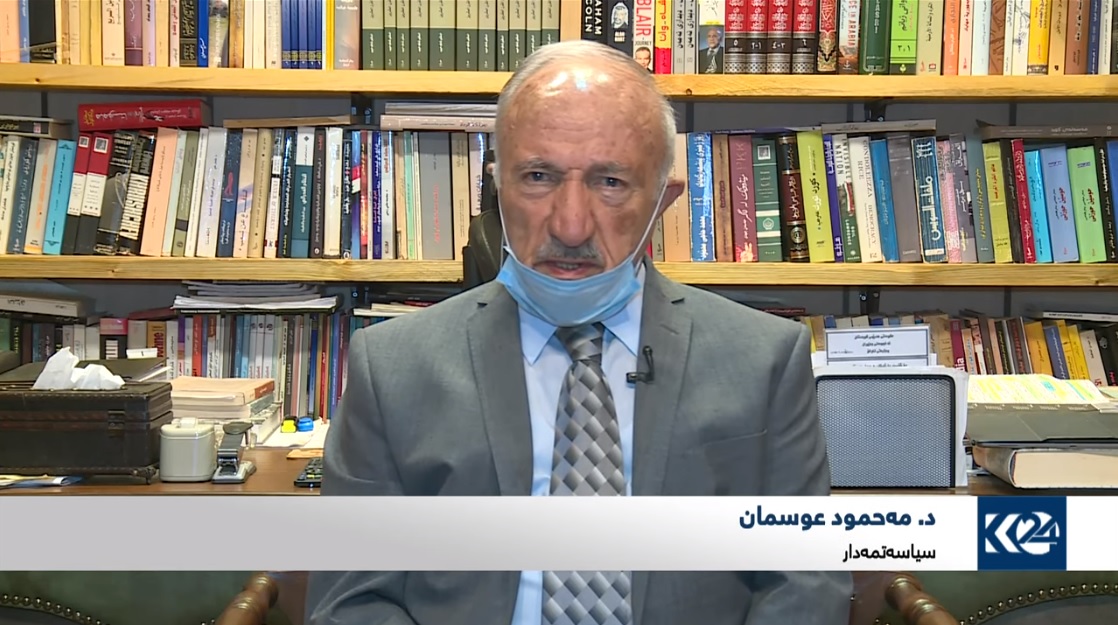 محمود عوسمان: كازمی هیچ هه‌نگاوێكی كرداری بۆ چاره‌سه‌ری كێشه‌كانی هه‌ولێر و به‌غدا نه‌ناوه‌