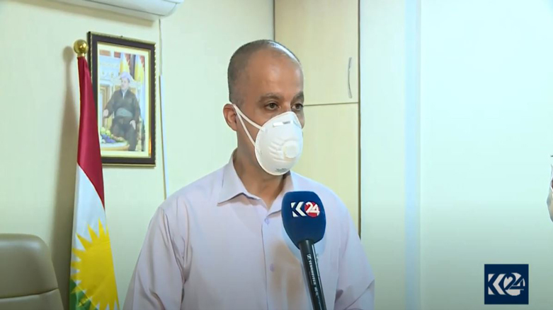 پێنج تووشبووی كۆرۆنا لە ھەولێر باری تەندروستیان ناجێگیرە