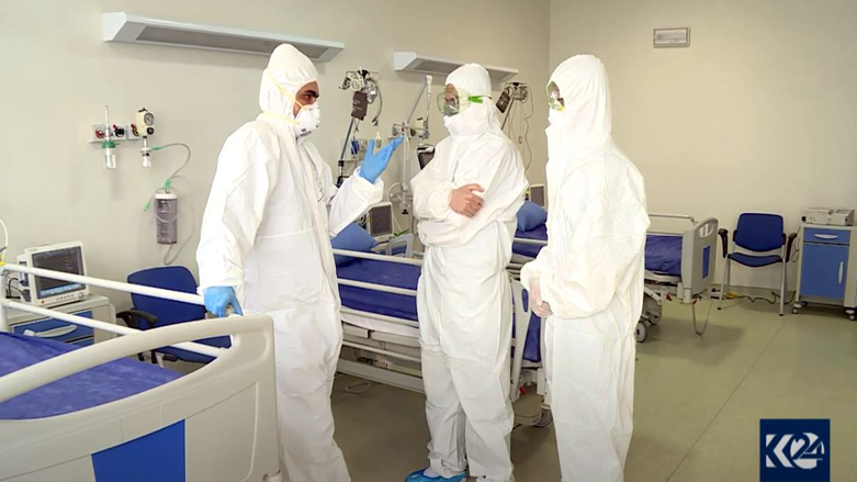 ژمارەیەك تووشبووی کۆرۆنا لە سلێمانی باری تەندروستیان ناجێگیرە