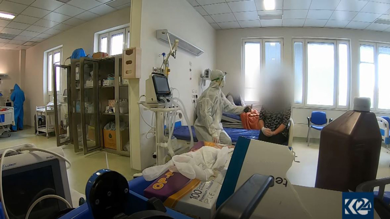 ئافرەتێك: لەناو بازاڕی سلێمانی تووشی كۆرۆنا بووم