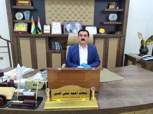 قایمقامی كەلار كۆرۆنای تێپەڕاند