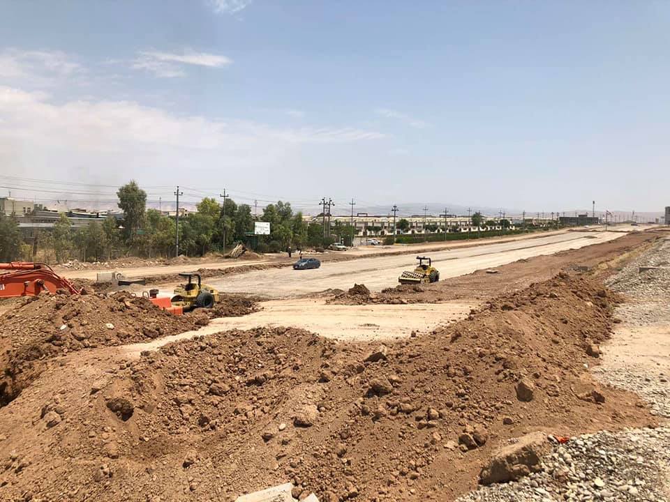 بالصور | أربيل توشك على إنجاز أول جزء لأحدث طرقها السريعة