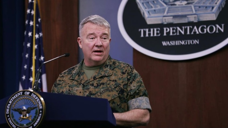 Mezlûm Ebdî û General McKenzie bicihkirina aramiyê û şerê DAIŞê guftûgo dikin