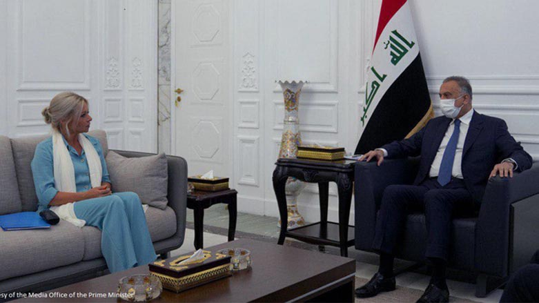 Pilasxart pirsa Kerkûk û Şengalê li gel Kazimî gengeşe dike