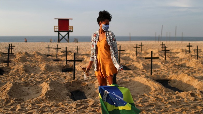 Li Brazîlê 1212 kesan bi Koronayê canê xwe ji dest dane