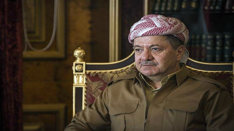 Serok Barzanî serxweşiyê li Elî Tahirxan Simko dike