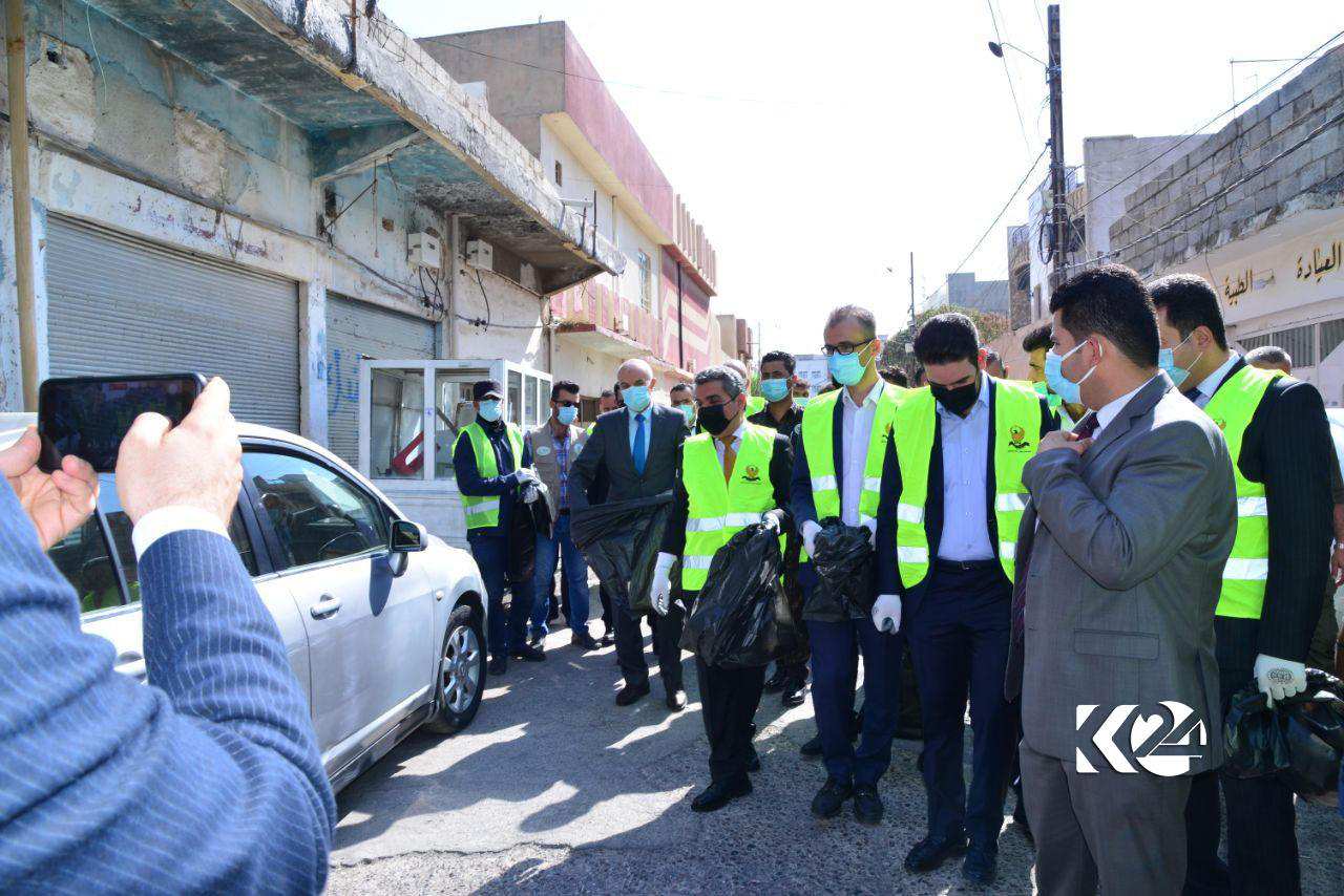 کارزار پاک‌سازی محیط‌زیست در اربیل