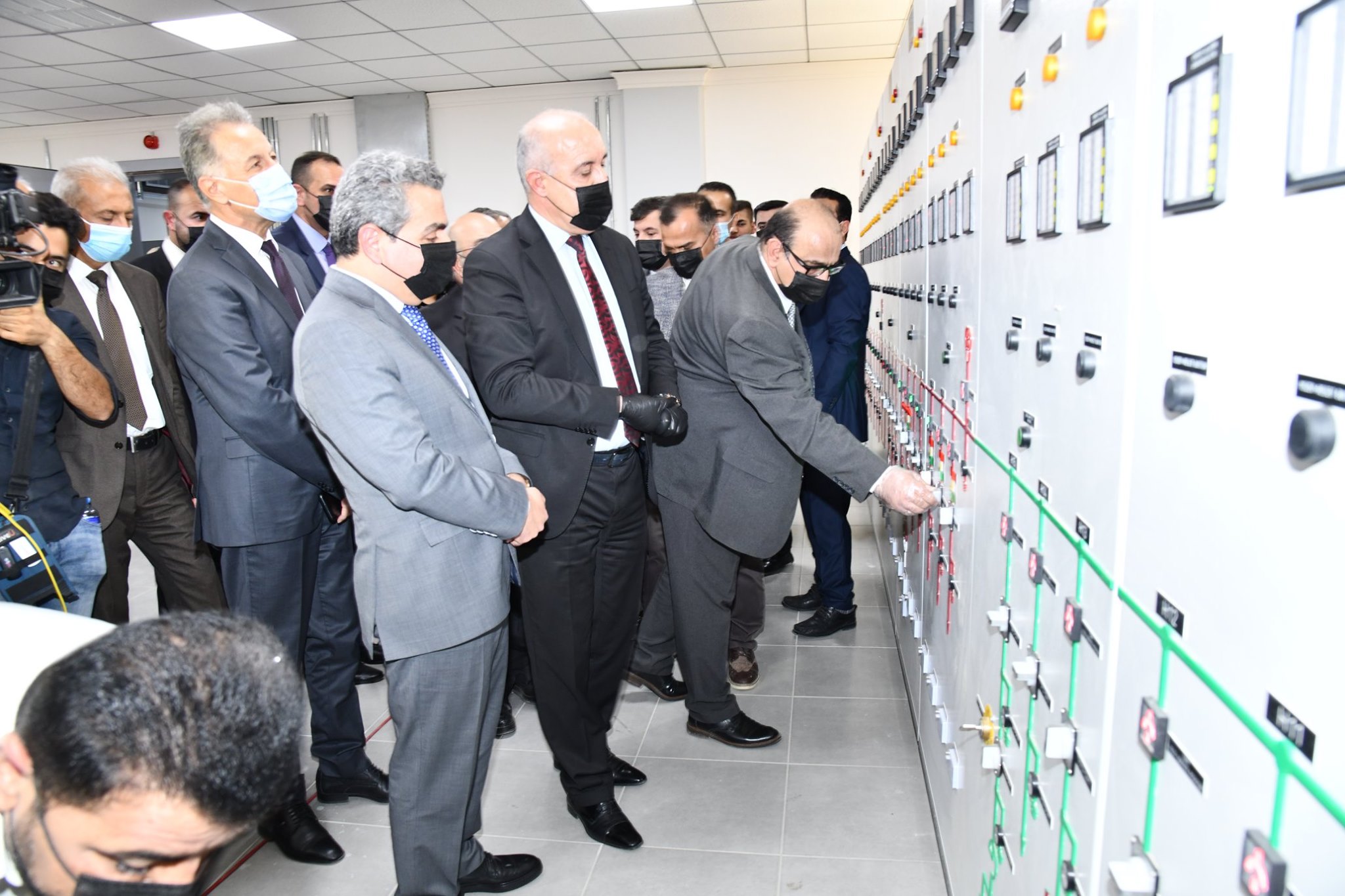 وێستگەی كارەبای كەسنەزان بەگەڕخرا