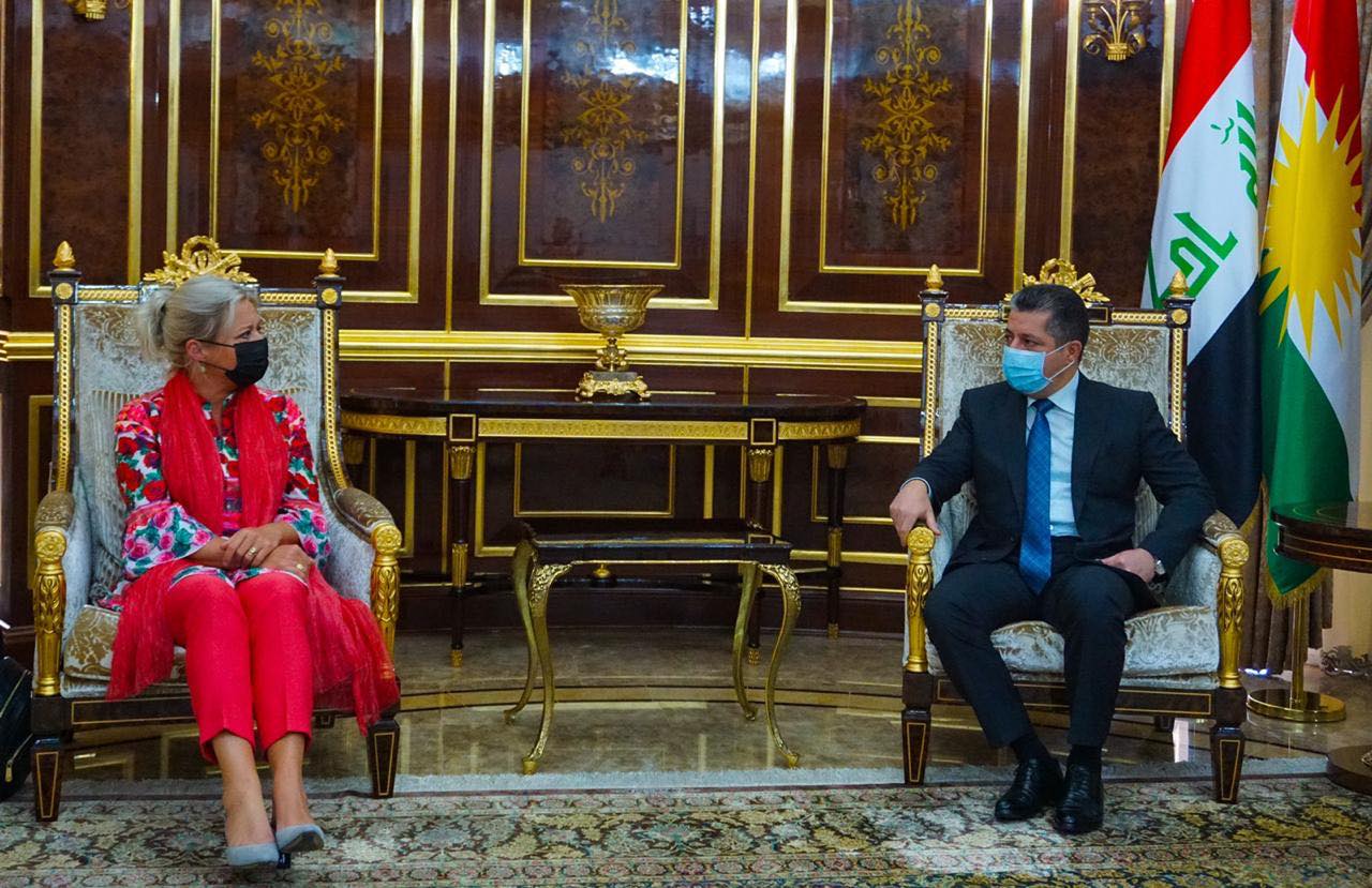 مەسرور بارزانی و پلاسخارت دۆخی عێراق و ناوچەكە تاووتوێ دەكەن