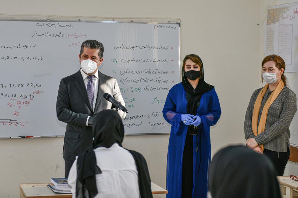 مەسرور بارزانی زەنگی دەستپێكردنی ساڵی نوێی خوێندنی لێدا