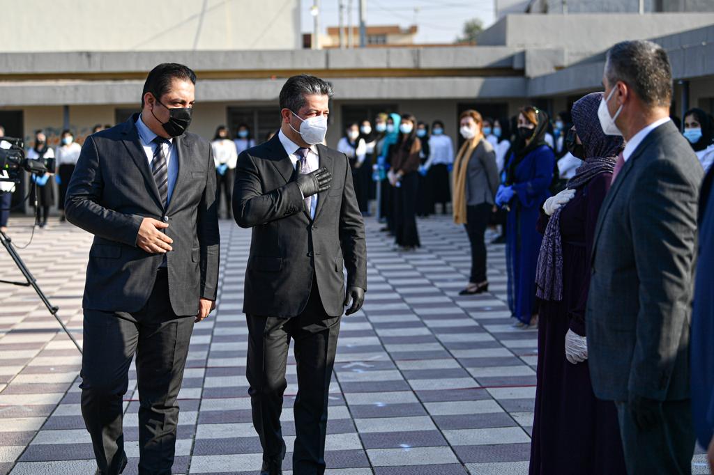 مەسرور بارزانی زەنگی دەستپێكردنی ساڵی نوێی خوێندنی لێدا