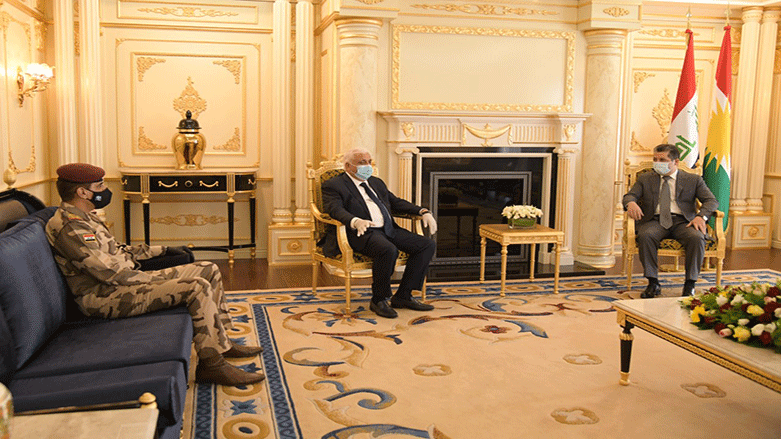 مسرور بارزانی با رئیس شورای حشد شعبی دیدار کرد