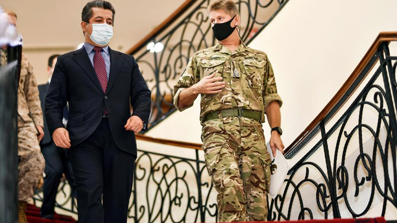 PM Barzani, top Coalition officer reiterate ‘continued’ training for Peshmerga forces