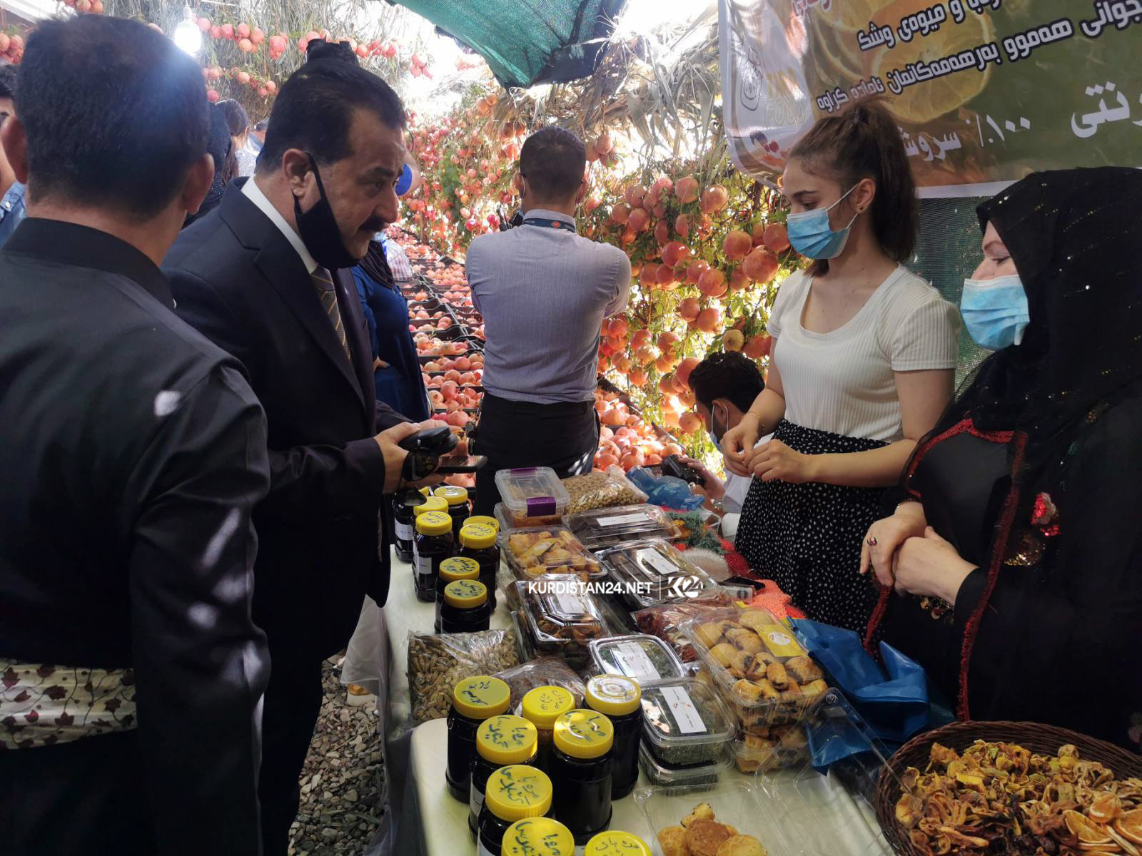 بەرھەمی ھەناری نزیكەی 20 جوتیار لە ھەڵەبجە نمایش دەكرێن