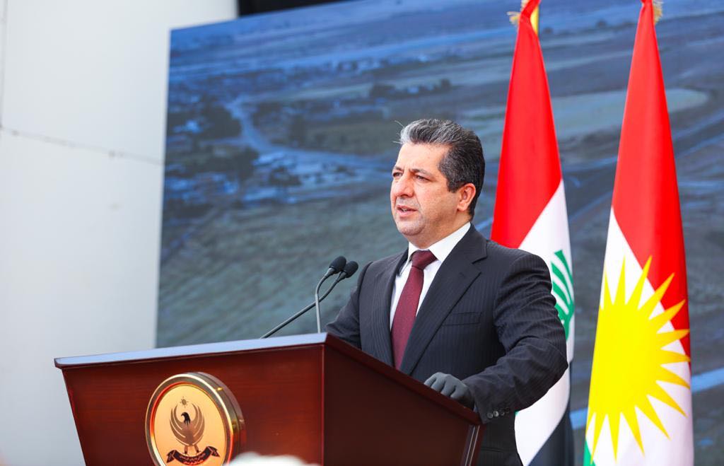 مسرور بارزاني بعد تدشين 