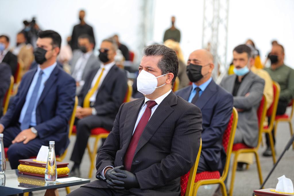 مسرور بارزاني بعد تدشين 