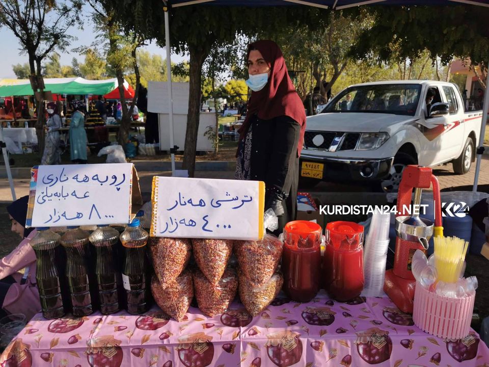 بالصور | حدائق حلبجة تزدان جمالاً بمهرجان 
