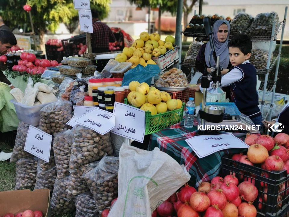 بالصور | حدائق حلبجة تزدان جمالاً بمهرجان 