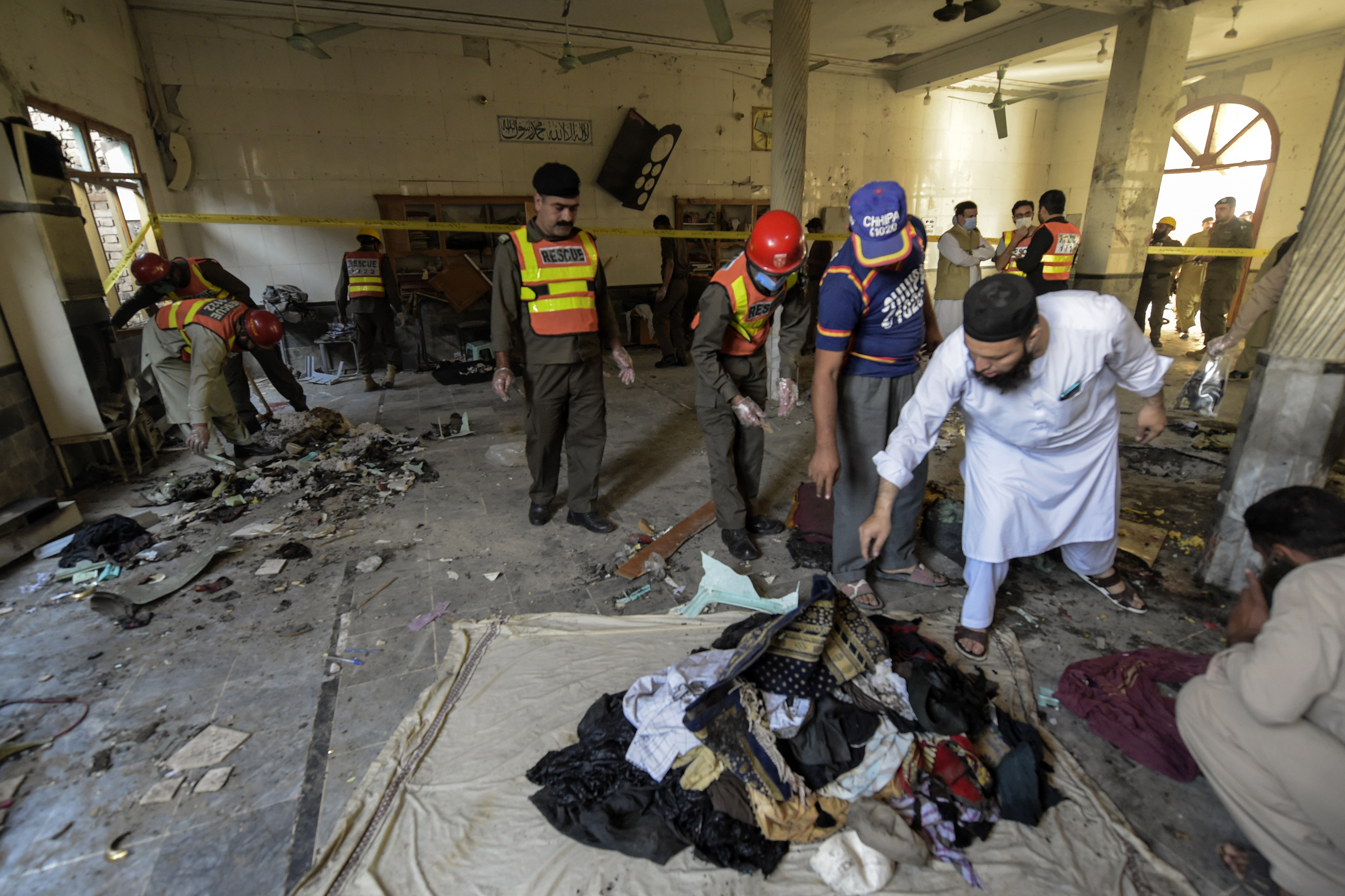 بەوێنە... جانتایەکی بۆمبڕێژکراو لەنێو پۆلێکی فێرکردنی قورئان لە پاکستان تەقییەوە 