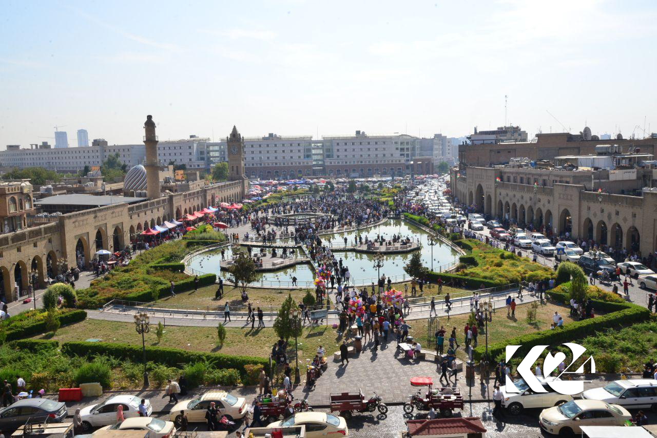 وێنە و ڤیدیۆ..  یادکردنەوەی لەدایکبوونی پێغەمبەری ئیسلام لە ئاسمان و زەوییەوە لە هەولێر