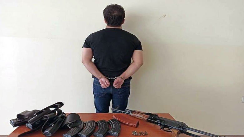 تەقەکەرێک لە سلێمانی دەستگیرکرا 