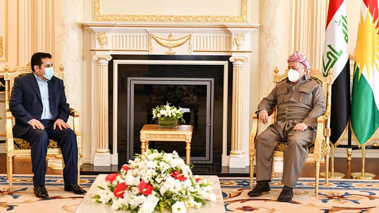 Serok Barzanî pêşwazî li rawêjkarê asayîşa Iraqê kir