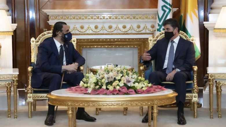 نێچیرڤان بارزانی پێشوازی له‌ شێخ نه‌هرۆ که‌سنه‌زانی کرد