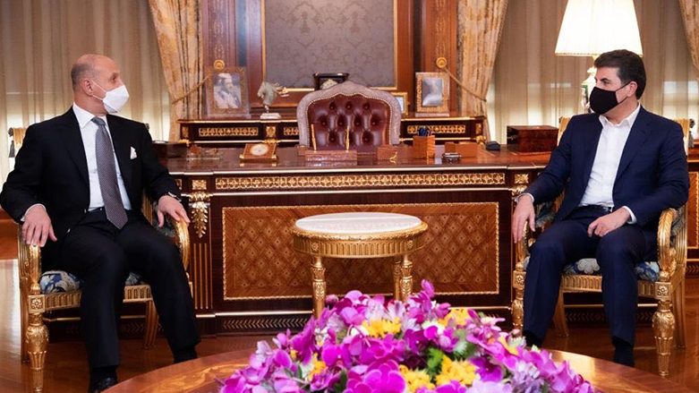 سه‌رۆکی هه‌رێمی کوردستان پێشوازی له‌ عه‌دنان ده‌رجال کرد