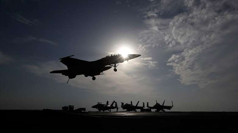 طائرات التحالف الدولي تطيح بمجموعة ارهابية في جبال مكحول