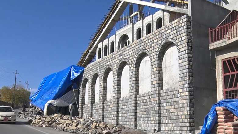 دروستکردنی خانوو بە بەرد لە بیارە