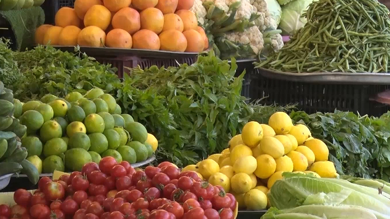 بازاڕی سەوزەو میوە لە هەڵەبجە