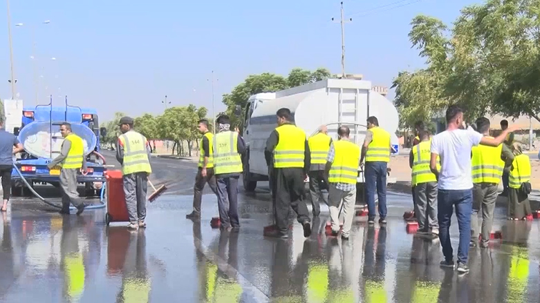 هەڵمەتی خاوێنکردنەوەی شەقامەکان لە سیروان