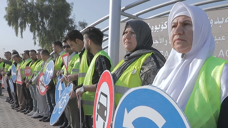 هەفتەی هۆشیاری قوربانیانی هاتووچۆ لە هەولێر