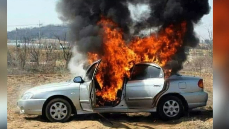 ئاگرکەوتنەوە و سووتانی بەشێك لە ئۆتۆمبێللەکان بە هۆی سیستمی غازی ئۆتۆمبێل