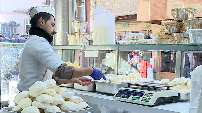 بازاڕی شیرەمەنی لە سلێمانی