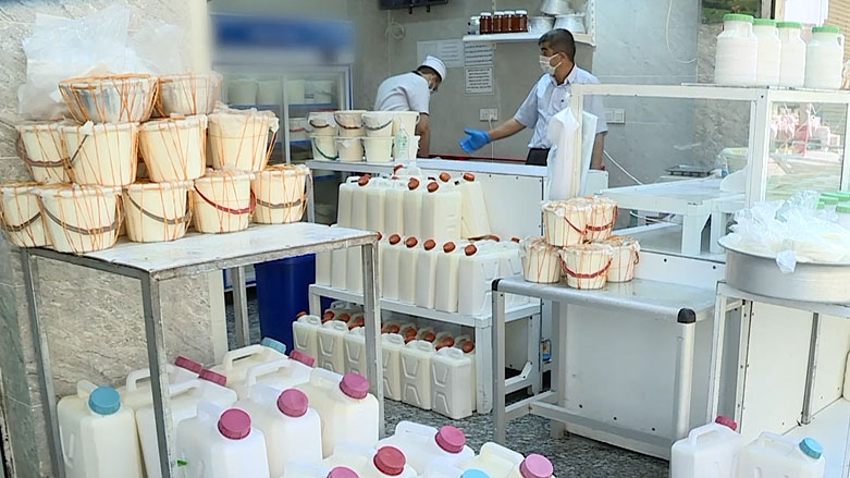 فرۆشتنی بەرهەمەکانی شیرەمەنی لە سلێمانی