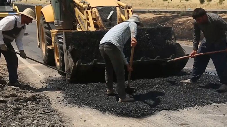 نۆژەنکردنەوەی رێگاوبان لە ئاکرێ
