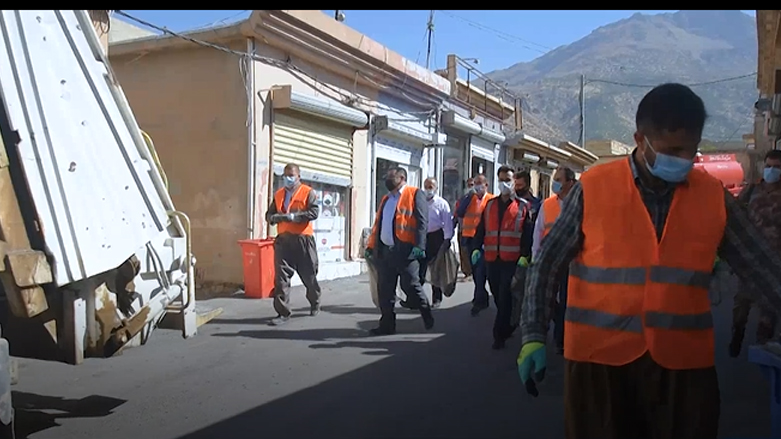 هەڵمەتی پاککردنەوەی شەقام و ژینگە لە شارەدێی قەسرێ
