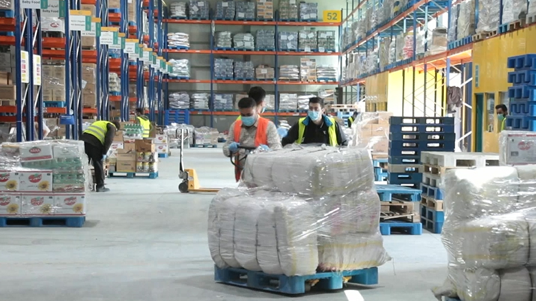 کۆگاکانی خۆراک و جموجۆڵی بازرگانی لە هەرێمی کوردستان