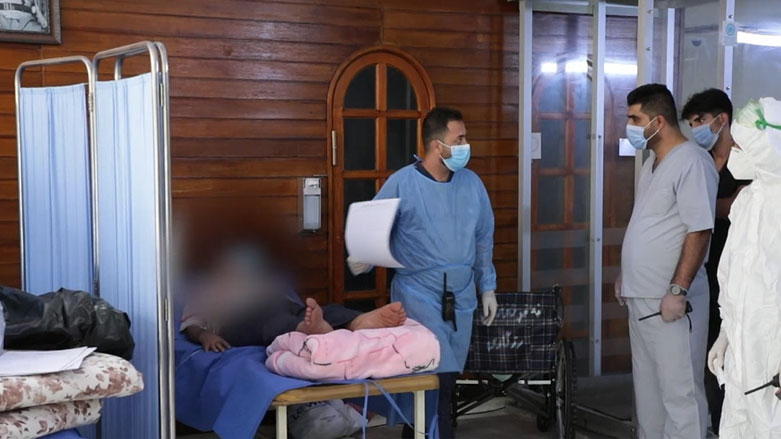 بارودۆخی توشبووانی کۆرۆنا لە نەخۆشخانەی رزگاری