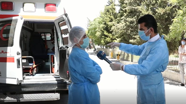 بارودۆخی تووشبووانی کۆرۆنا لە نەخۆشخانەی رزگاری