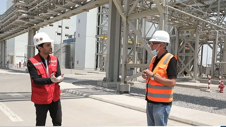 بەگەڕخستنی وێستگەی کارەبای هەڵمی خەبات