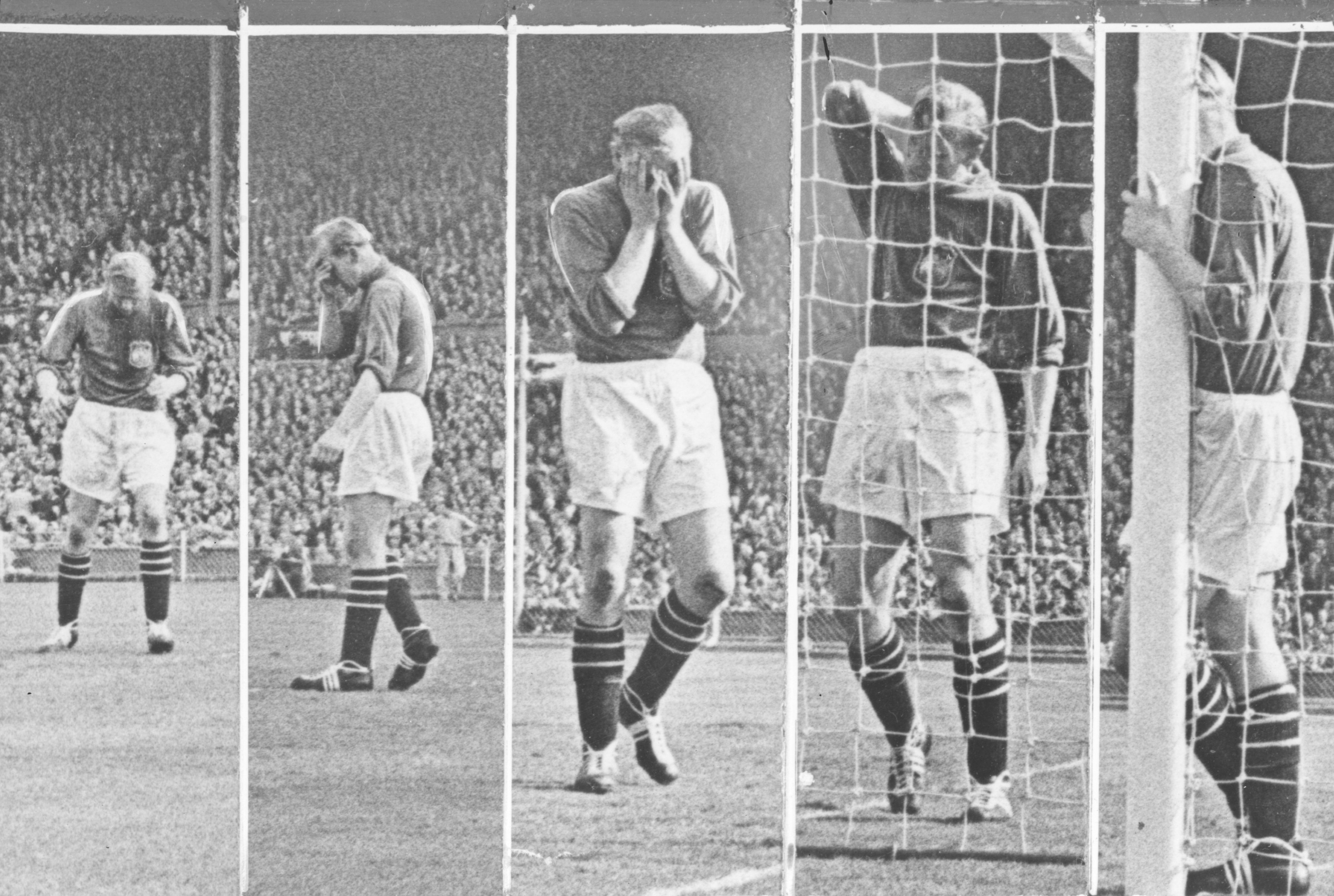 کاتێک لە ساڵی 1956 بێرتی گۆڵپارێزی پێشووی مانچێستەر سیتی ملی شکا