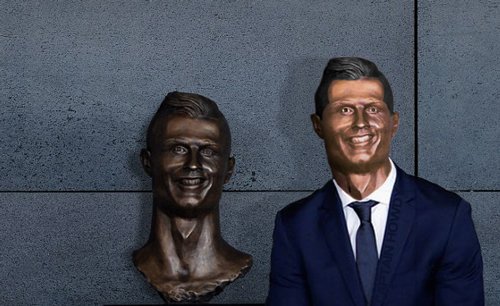 پەیکەری کریستیانۆ رۆناڵدۆ