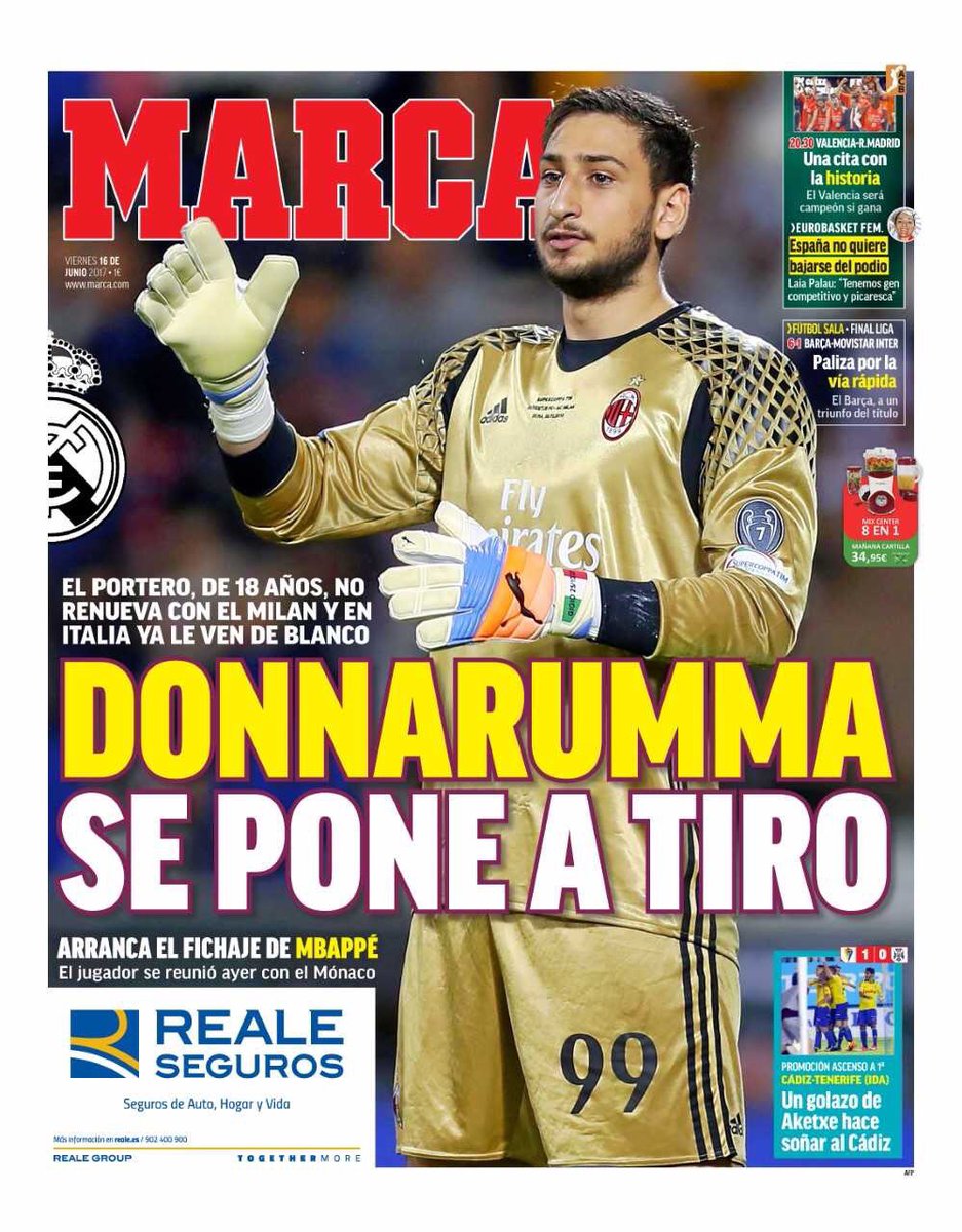 رووپەڕی ئەمڕۆی رۆژنامەی مارکای ئیسپانی