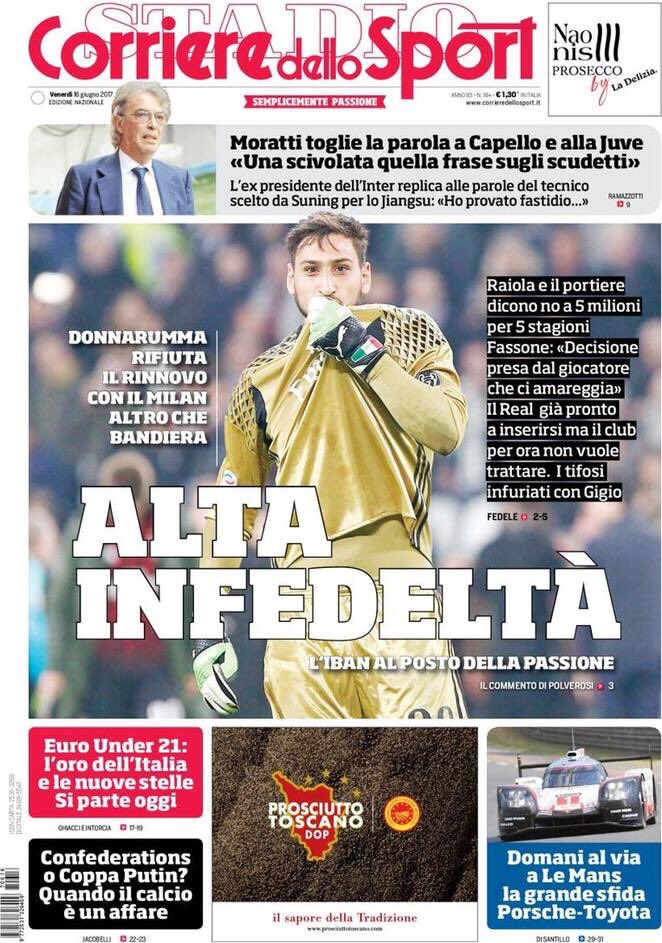 کۆرێری دیلۆ سپۆرت: خیانەتێکی گەورە